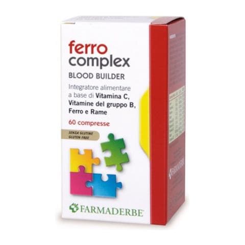 Farmaderbe Ferro Complex Integratore Alimentare 60 Compresse - Foto 1