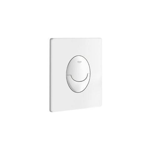 Placca Di Scarico A 2 Pulsanti Serie Skate Air - Bianco Abs A Magazzino - Foto 4
