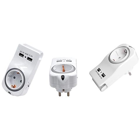 Multipresa 1 Posto+2 Usb - Foto 1