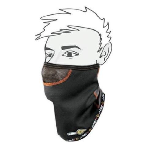 Scaldacollo Salvagola Antivento Neoprene Copricollo Moto Bici Sci Snowboard Nero - Foto 1