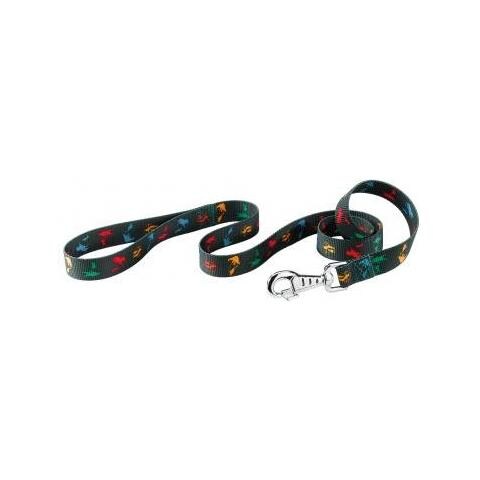 75360955 Club G25/120 Circus Guinzaglio Per Cani In Nylon Con Moschettone Anti Attorcigliamento, 25 Mm X 120 Cm - Foto 1