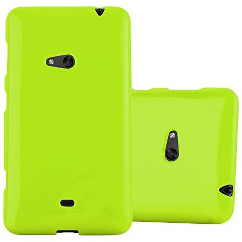 Custodia Compatibile Con Nokia Lumia 625 In Jelly Verde - Coperchio Protettivo In Silicone Tpu Flessibile - Foto 1