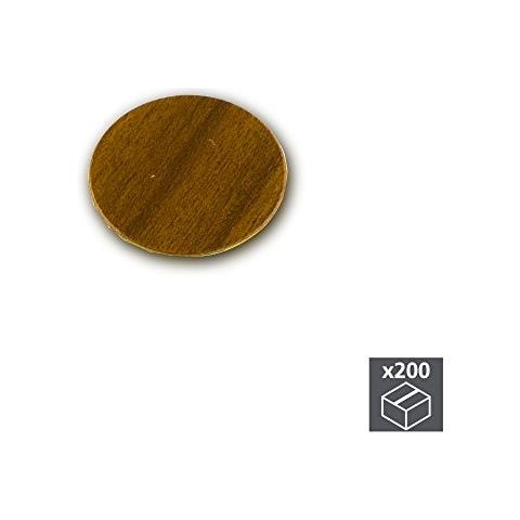4026416 Tappo Coprivite Adesivo, Noce, Ø13mm (200 Pcs) - Foto 5