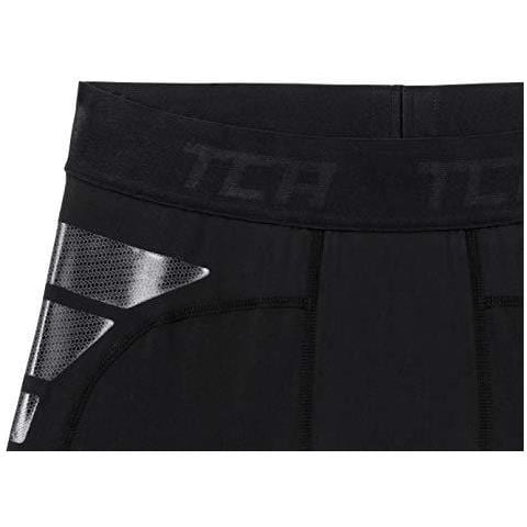 Boys Layer Carbonforce Pro Compression Base Pantaloncini Termica Sotto Gear - Nero Stealth S Boy (6-8 Anni)  - Foto 2