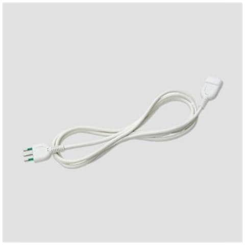 PROLUNGA LUCE 92060 2mt 10A BIANC spina / presa 10A, 3x0,75MM, lineare - Foto 3