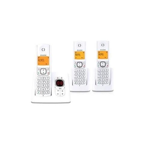 F530 Telefono DECT Identificatore di chiamata Grigio, Bianco - Foto 1