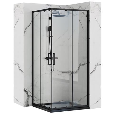 Cabina Doccia Punto Black 80x80 - Foto 1