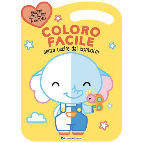 Elefante. Coloro Facile. Senza Uscire Dai Contorni. Ediz. A Colori - Foto 2
