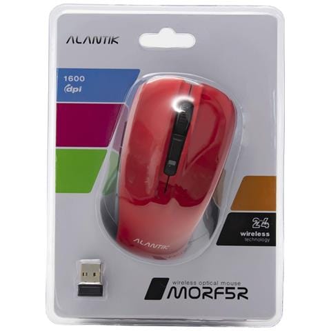 Mouse Wireless Senza Fili Wifi Universale Windows Mac 1600dpi Plug And Play Pc - Foto 2