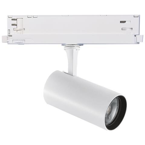 Proiettore Fox Alluminio-materie Plastiche Bianco Led 8w 3000k Luce Calda 1-10v - Foto 1
