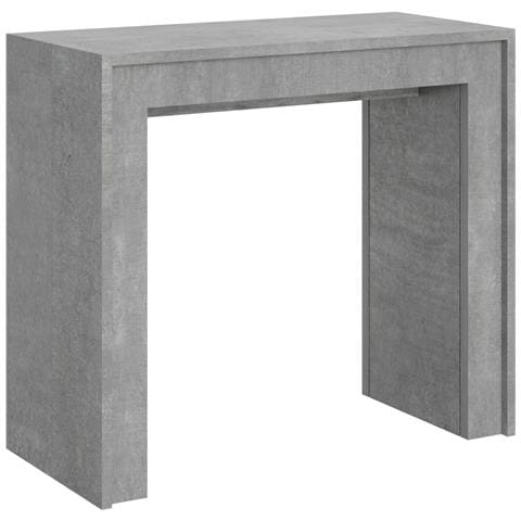 Consolle Allungabile 90x42/198 Cm Mia Small - Cemento - Foto 4