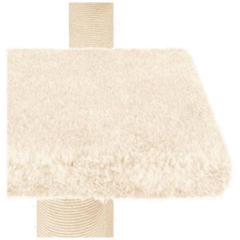 Pali Tiragraffi Per Gatti Con Piattaforme Crema 98,5 Cm - Foto 6