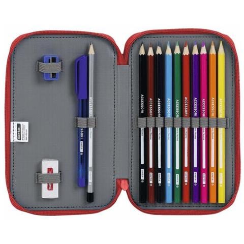 Plumier Doppio Real Sporting De Gijón Bianco Rosso (28 Pcs) - Foto 4