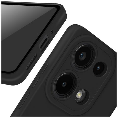 Cover Per Xiaomi Redmi Note 13 Pro 4g Silicone Mat Fotocamera Protetta - Foto 2