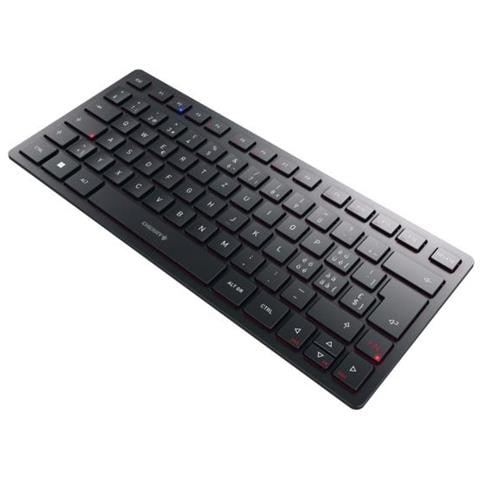 Tastiera USB + RF Wireless + Bluetooth JK-9250CH-2 (Layout Svizzero) Colore Nero - Foto 1