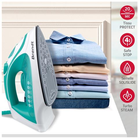 Ferro 2200w 25gr Anticalcare Piastra Ceramica Antigoccia V - Bfv10g - Foto 4