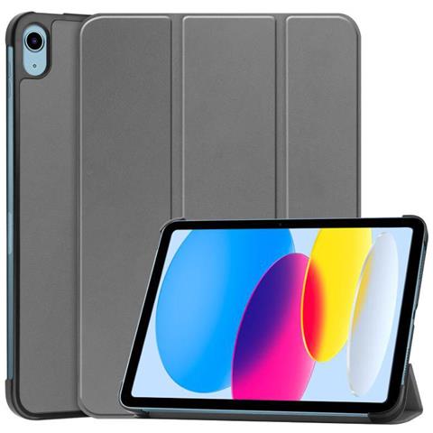 TABX-IP10-COVER7 custodia per tablet 27,7 cm (10.9") Custodia flip a libro Grigio - Foto 1