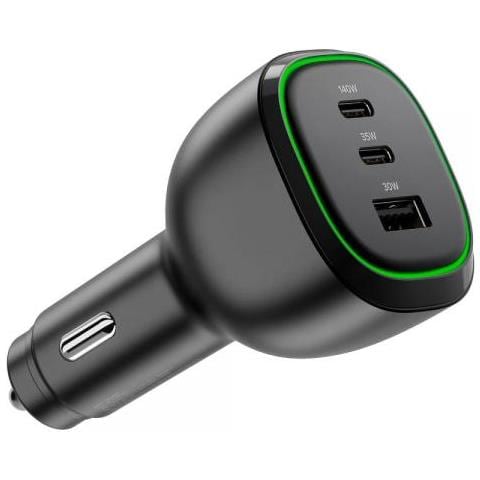 Crca165c1 Caricabatterie Per Dispositivi Mobili Universale Nero Accendisigari Auto - Foto 3