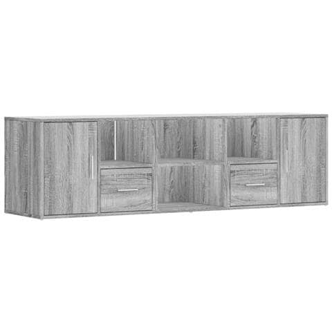 Mobile Angolare Grigio Sonoma 160x40x45 Cm In Truciolato - Foto 2