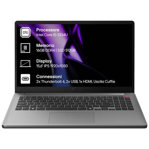 Notebook Gram Book 15U50T-G.AAS3U1 Monitor 15.6" Full HD Intel Core i5-1334U RAM 16GB SSD 512GB Wi-Fi 6 Windows 11 Home - Foto 11