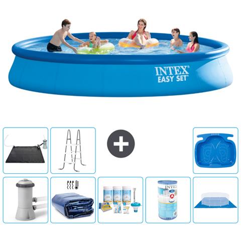Piscina Fuori Terra - In Giro - 457x84 Cm - Blu - Include Accessori Coordinati A1209 - Foto 1