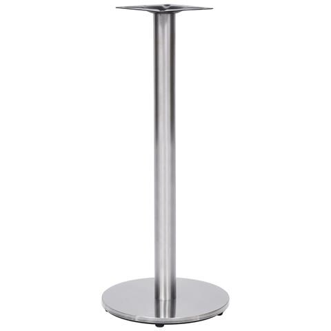 Lusso Casadino - Gamba Per Tavolino Da Bar Argento Ø45x107 Cm In Acciaio Inox - Foto 2