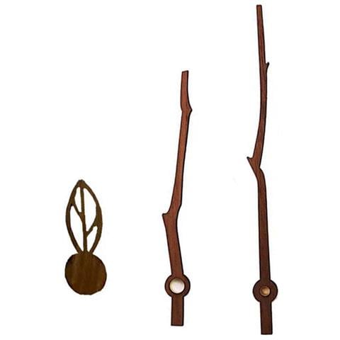 Meccanismo Di Orologio Silenzioso Con Lancette In Legno - Albero Da 28 Mm - Foto 1