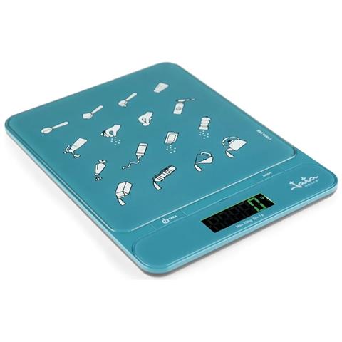 HBAL1204 bilancia da cucina Blu Superficie piana Rettangolo Bilancia da cucina elettronica - Foto 1