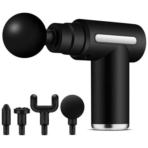 Massage gun massaggiatore Universale Nero - Foto 1