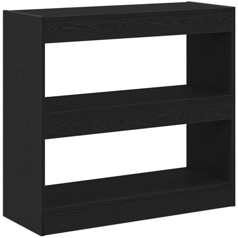 Armadio per libri in rovere nero  - 80x30x72 cm - Foto 1