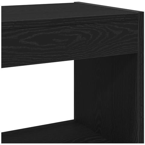 Armadio per libri in rovere nero  - 80x30x72 cm - Foto 7