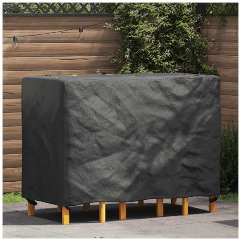 Copertura per mobili da esterno Nero 130 x 80 x 70 cm 420D - Foto 2