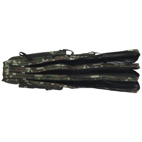 Borsa per Canna da Pesca Verde Mimetico 160 cm Tessuto Oxford - Foto 2