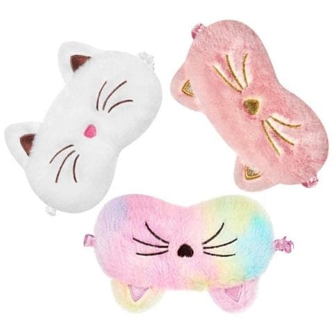 Set Maschere Per Dormire Gatto - Morbide, Confortevoli E Copri Occhi Oscuranti Per Un Sonno Riposante (3 Pezzi) - Foto 4