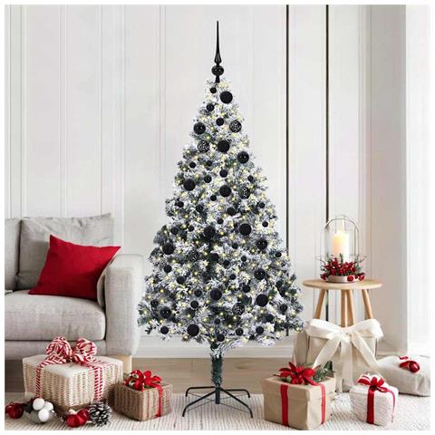 Albero di Natale artificiale con 300 LED Bianco 180 cm - Foto 2