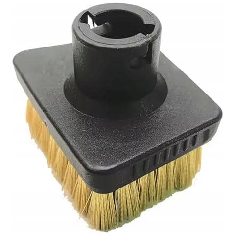 Spazzola Quadrata In Ottone Di Ricambio Compatibile Con Vaporizzatore Kärcher Sc1-sc6 - Rimozione Grasso E Incrostazioni, Sistema A Baionetta - Foto 5