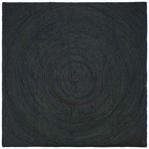 Tappeti per area Quadrato Grigio scuro 300 x 300 cm Juta - Foto 1