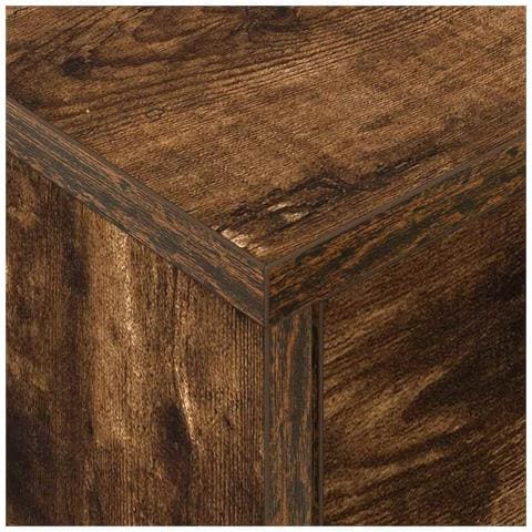 Comodino Rovere fumé 40,5 x 40 x 48 cm Legno multistrato - Foto 9