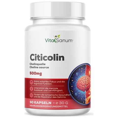 Citicolina 500 mg 60 Capsule Integratore alimentare - Foto 2