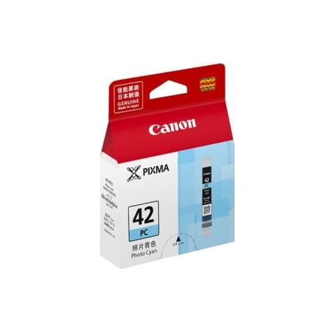 CLI-42PC Serbatoio Ink Originale Ciano Foto a Base acqua per Canon PIXMa PRO-100 Capacità 292 Pagine - Foto 1