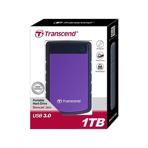 Hard Disk Esterno StoreJet 25H3 1TB Interfaccia USB 3.0 Colore Viola - Foto 2