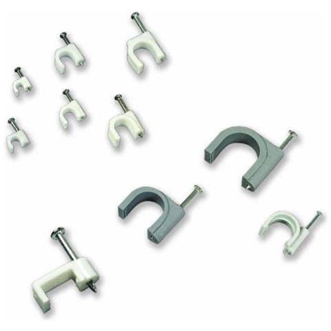 Graffette per Cavo 8 mm - 60 Pz - Foto 2