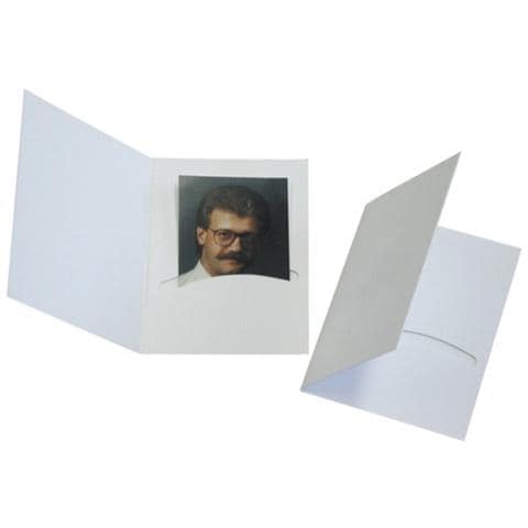 1x100 Daiber cartoncin. portafoto Profi-Line fino 4,5x6 cm bianco - Foto 1