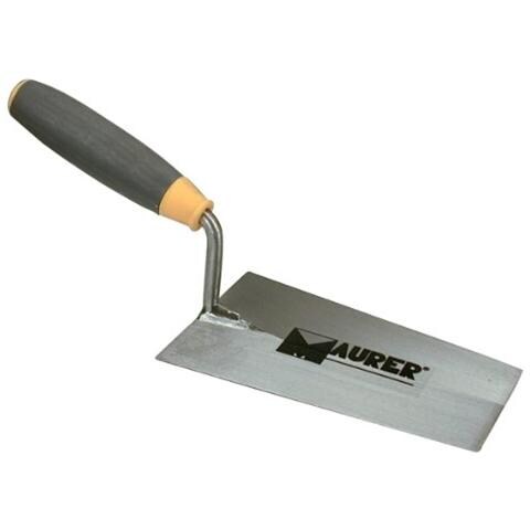 Cazzuola Punta Quadra 180 mm Manico in Gomma - Foto 2