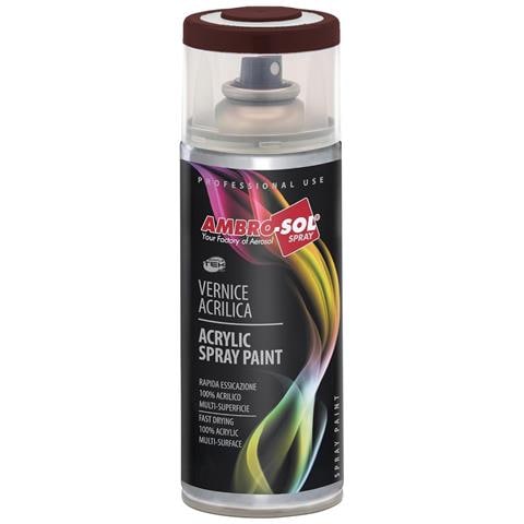 Bomboletta Vernice Spray Brillante Marrone Cioccolato Interni Esterni Universale - Foto 2