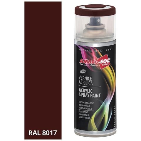 Bomboletta Vernice Spray Brillante Marrone Cioccolato Interni Esterni Universale - Foto 3