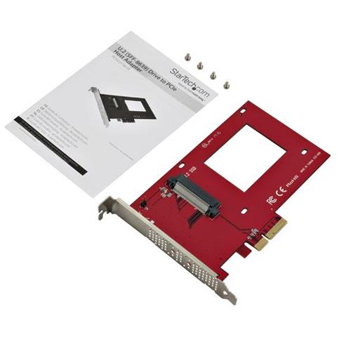 " Scheda Adattatore PCI Express ad U. 2 NVMe SSD - SFF-8639 da 2,5"" PCIe 3.0 x4" - Foto 2