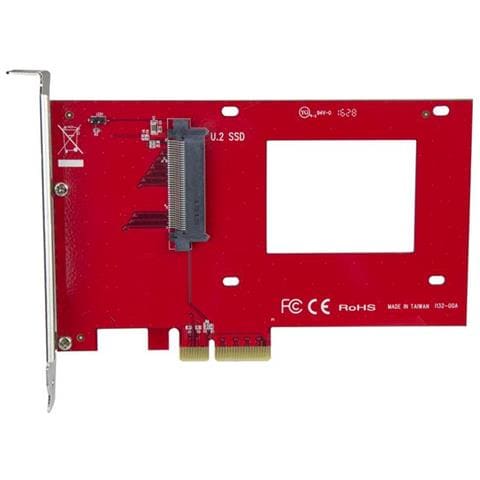 " Scheda Adattatore PCI Express ad U. 2 NVMe SSD - SFF-8639 da 2,5"" PCIe 3.0 x4" - Foto 6