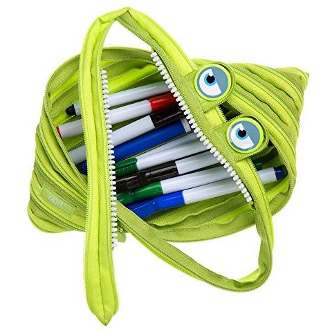 , Ztm-wd-ali Bruti Astuccio Gigante Un'unica Lunga Lunga Realizzato Con Cerniera, Colore Verde - Foto 5