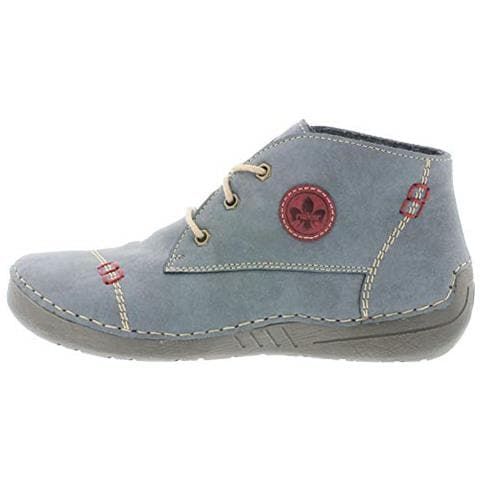 Donna Polacchine 52540, La Signora Stivali, Scarponi Chukka, Tronchetti, Stivaletti Stringate, Foderato, Stivaletti Invernali, I Jeans / Vino, 39 Eu / Uk 6 - Foto 4